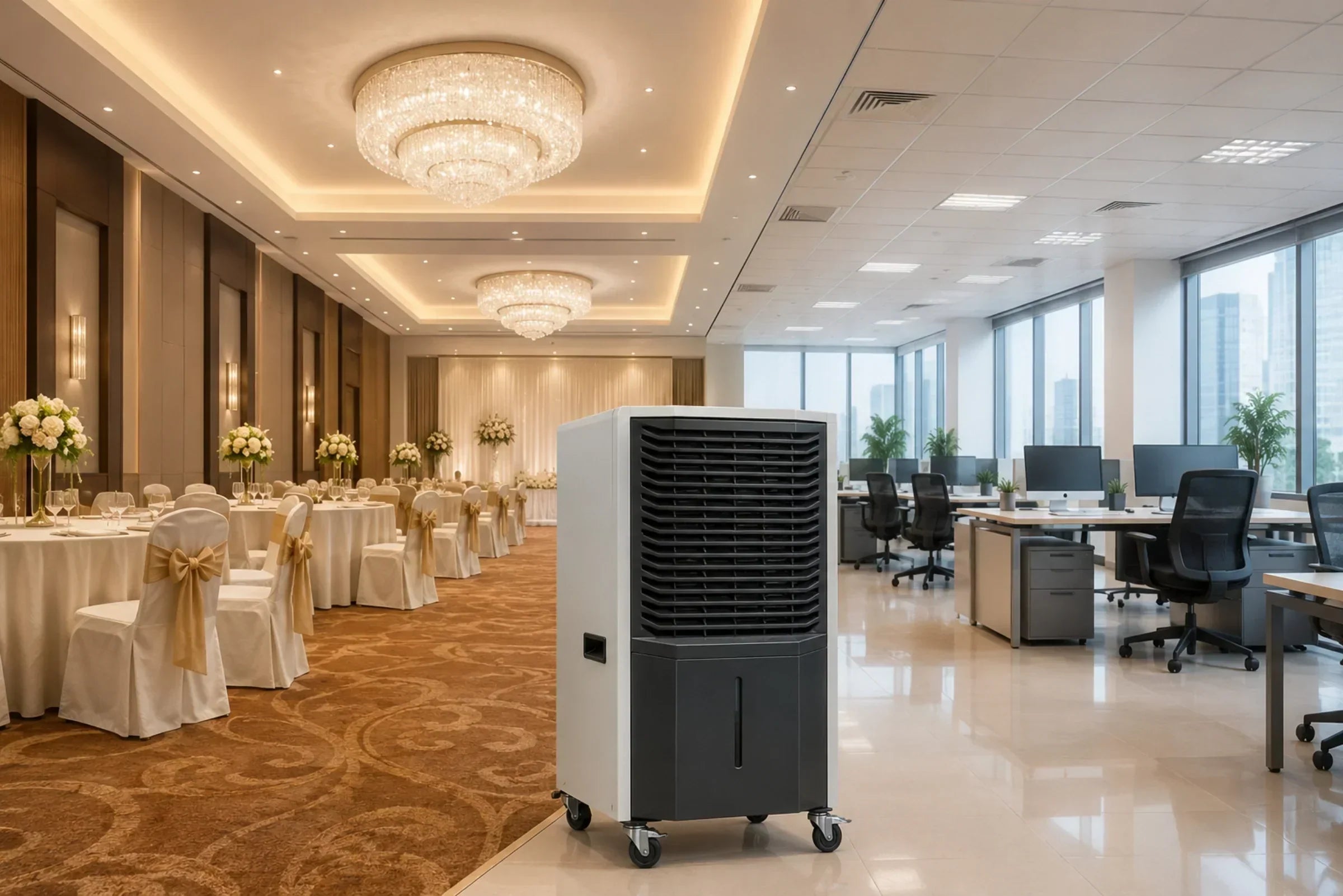 Why an Origin Dehumidifier is Essential for Banquet Halls, Conference Rooms and Office Spaces