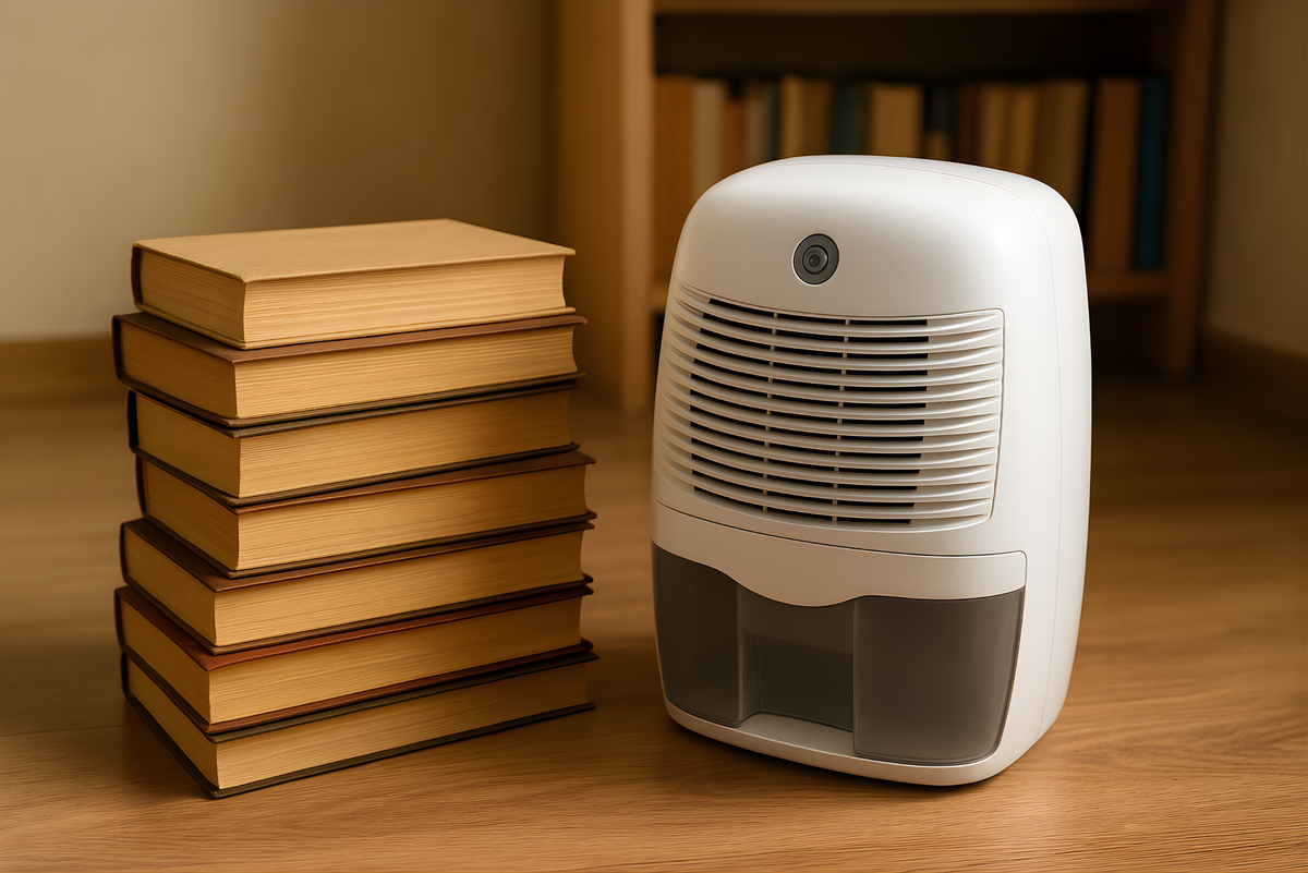 Humitifier Book Dehumidifier for Books: Protect Paper Archives from Moisture